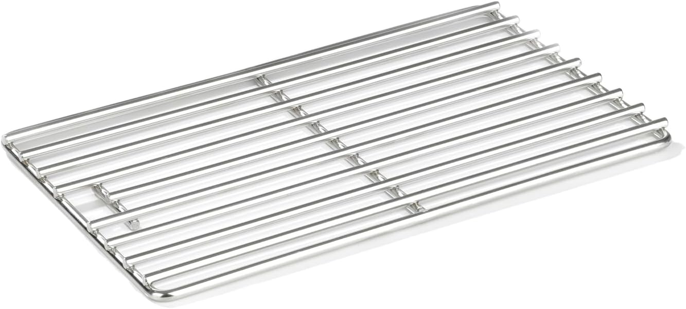 GOURMETmaxx Grillrost aus Edelstahl | Passend für Beef Maker Oberhitze Gasgrill bis 800 °C | Robustes Beefer Grillgitter für perfekte Steaks | Hitzebeständiges Ersatzzubehör für BBQ & Grill