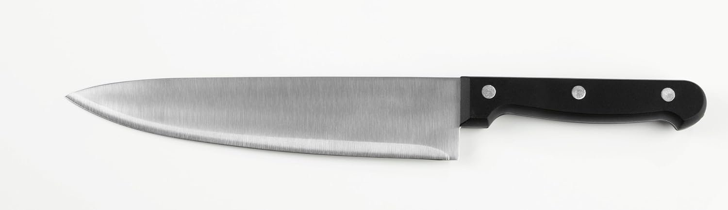 GOURMETmaxx Messerblock 6-tlg. | Edelstahl-Küchenmesser inkl. Koch-, Brot-, Santoku-, Tranchier- & Schälmesser | ergonomische Griffe, flexibler Borsteneinsatz | rutschfest, stabil, leicht zu reinigen — Ansicht 2