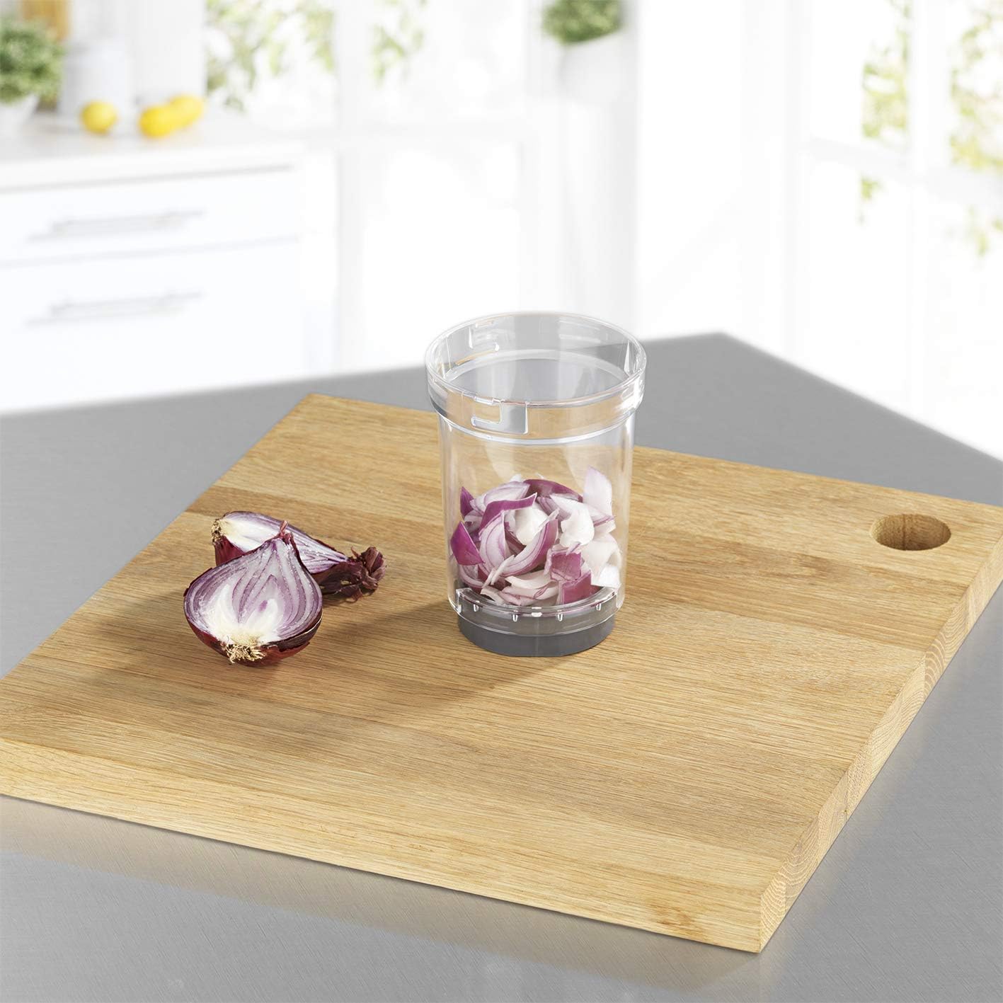GOURMETmaxx Multi-Schneider | 4in1 8-TLG. | Obst- und Gemüseschneider | Spiralschneider | Würfelschneider | Zerkleinerer | mit Aufbewahrungsbehälter — Ansicht 4