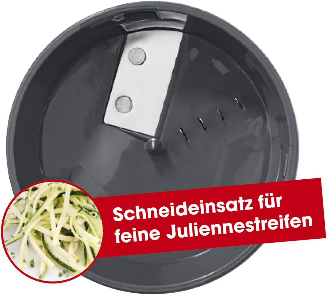 GOURMETmaxx Multi-Schneider | 4in1 8-TLG. | Obst- und Gemüseschneider | Spiralschneider | Würfelschneider | Zerkleinerer | mit Aufbewahrungsbehälter — Ansicht 5