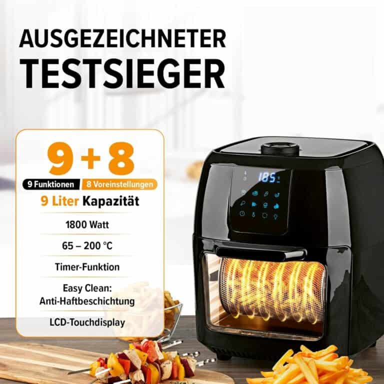 Gourmetmaxx Digitale Xxl Heißluft-fritteuse 9 Liter Test GOURMETmaxx – Innovative Küchengeräte
